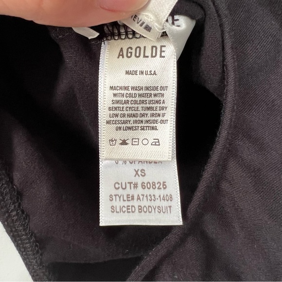 AGOLDE Sliced One Shoulder Bodysuit - Picture 14 of 16